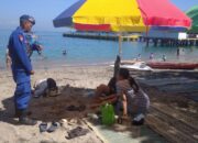 Pantai Senggigi Dijaga Ketat Sat Polairud, Pastikan Akhir Pekan Wisatawan Aman dan Nyaman