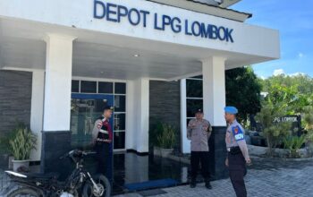 Polsek Sekotong Perketat Pengamanan Depot LPG Lombok, Pastikan Objek Vital Nasional Aman dari Gangguan