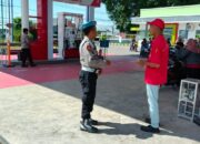 Polsek Labuapi Pantau Stok BBM di Sejumlah SPBU
