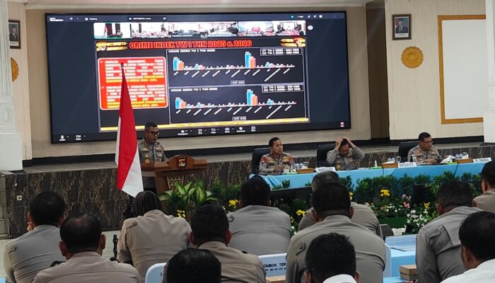 Kapolda NTB Pimpin Anev Kamtibmas Triwulan I 2026, Tekankan Deteksi Dini dan Sinergi Lintas Sektoral