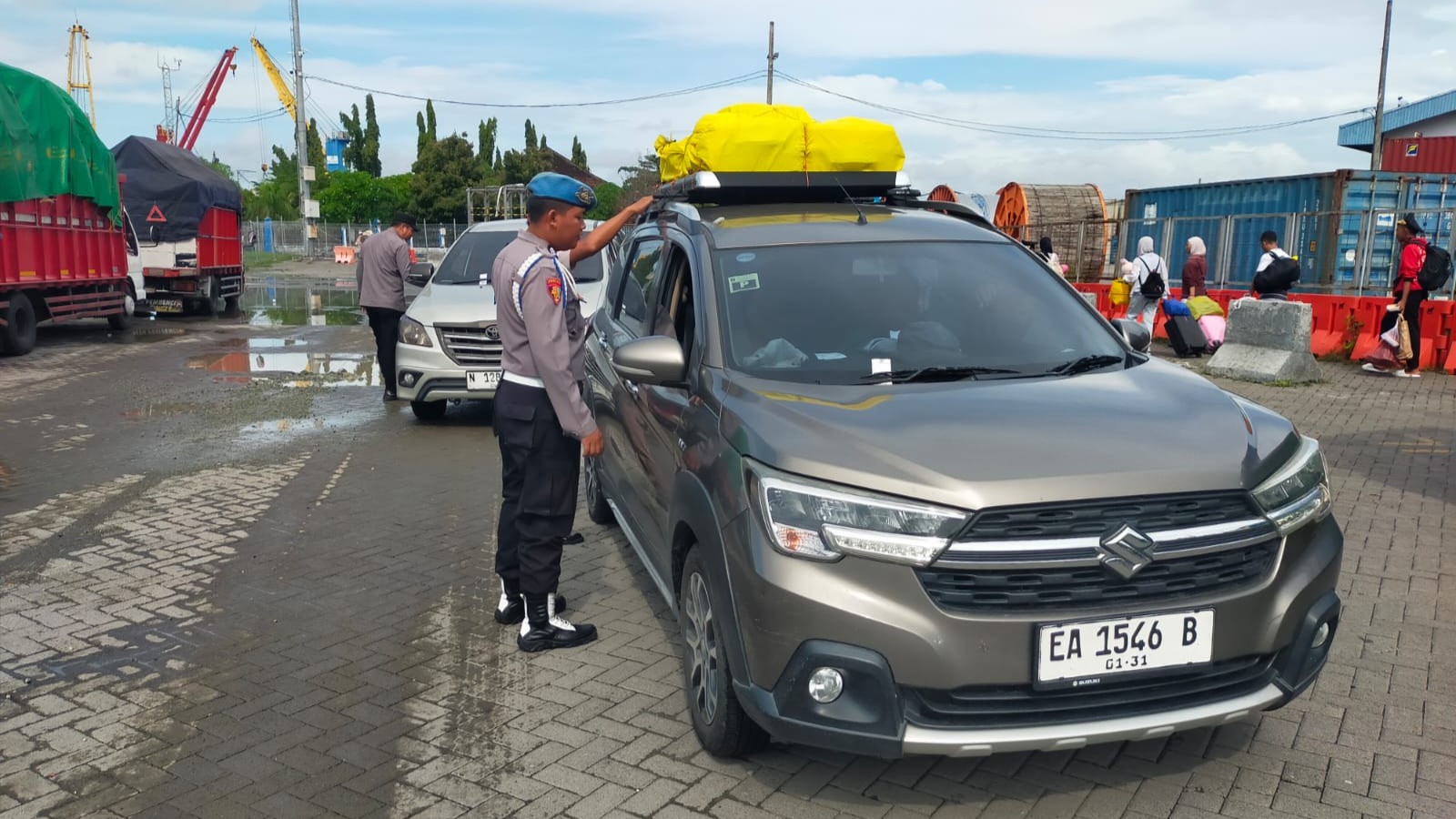 Polsek Kawasan Pelabuhan Lembar Perketat Pengamanan Kapal