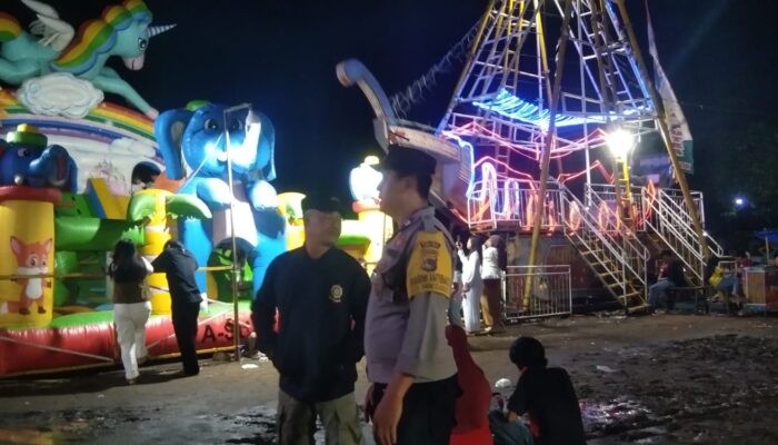 Polsek Pringgarata Amankan Kegiatan Pasar Rakyat UMKM Rona-Rona.