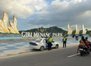 Satlantas Polres Lombok Barat Intensifkan Patroli Sore di Titik Keramaian Gerung Guna Cegah Balap Liar