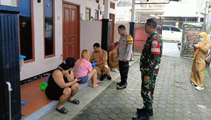Babinsa Cilinaya Dampingi Mobile Tes HIV Demi Warga Sehat