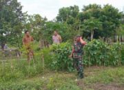 TNI-Polri Lombok Barat Dampingi Petani Karang Bongkot