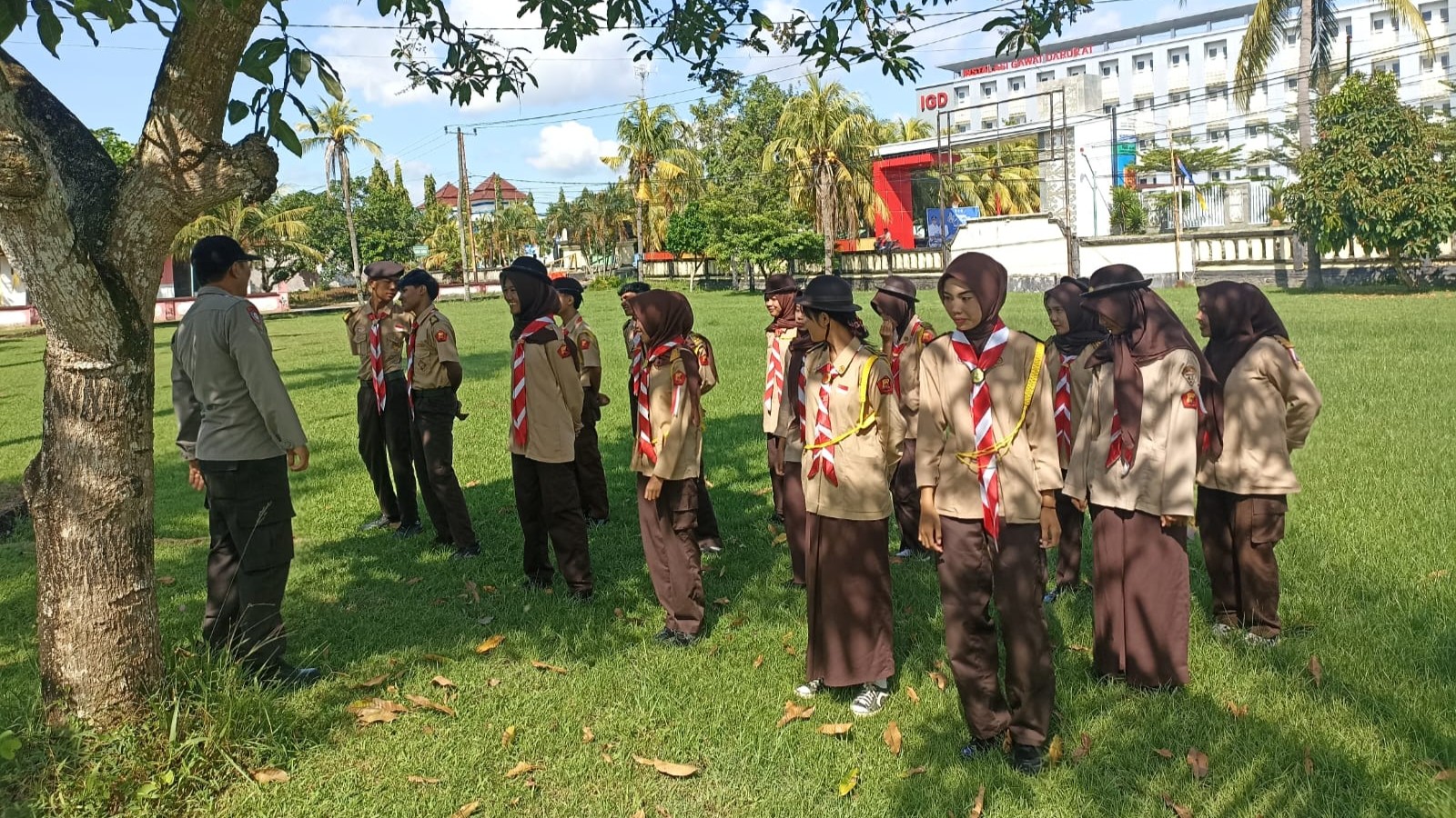 Polres Lombok Barat Bina Saka Bhayangkara di Gerung