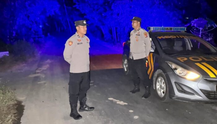 Antisipasi Kejahatan Jalanan di Perbatasan, Polsek Kediri Gencarkan Patroli Blue Light pada Jam Rawan