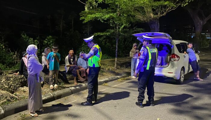 Polres Lombok Barat Sisir Jalur Bypass BIL 1 Malam Hari, Cegah Balap Liar dan Aksi Kriminalitas 3C