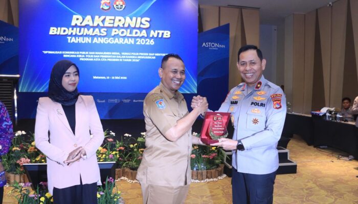 Wakapolda NTB Buka Rakernis Fungsi Humas 2026, Tekankan Penguatan Informasi Positif Polri