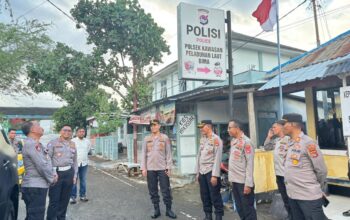 Kapolres Bima Kota Laksanakan Kunjungan dan Pemeriksaan di Polsek Kawasan Pelabuhan Laut Bima serta Mako Sat Polairud