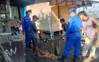 SAT POLAIRUD POLRES DOMPU LAKSANAKAN POLISI PENOLONG DAN PAM PELABUHAN DI WILAYAH PESISIR