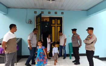 POLRES DOMPU LAKSANAKAN PENGAMANAN IBADAH KENAIKAN ISA AL-MASIH DI GEREJA GMIT SYALOM