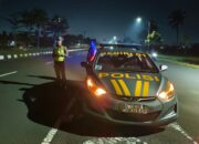 Polsek Kediri Gelar Patroli Blue Light di Jam Rawan