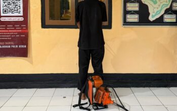 Polsek Wawo Amankan Pelaku Pencurian Mesin Pemotong Rumput di SMPN 1 Wawo
