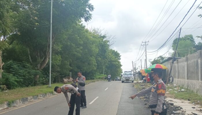 Respon Cepat SPKT Polres Bima Kota Tindaklanjuti Laporan Kecelakaan Melalui Call Center 110
