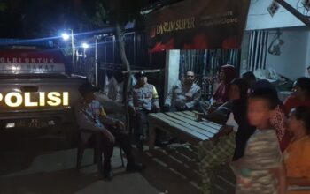 Jaga Harkamtibmas, Polsek Ambalawi Sambangi Warga Hingga Pemuda Saat Patroli Malam