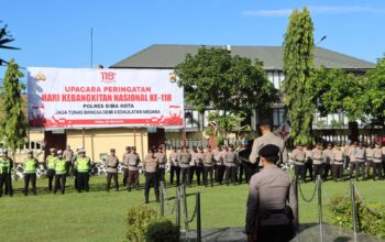 Upacara Peringatan Hari Kebangkitan Nasional Ke-118, Polres Bima Kota Teguhkan Semangat Pengabdian dan Profesionalisme