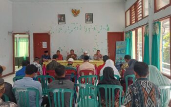 Hadiri Rakor Tindak Lanjut Problematika Tingkat Kecamatan Donggo ini Penyampaian Kapolsek Donggo
