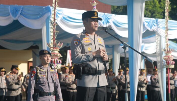 Pimpin Apel Perdana, Kapolda NTB: Kalau Belum Bisa Berprestasi, Jangan Mendatangkan Masalah