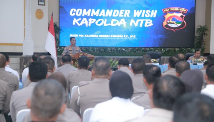 Kapolda NTB Kenalkan Commander Wish dan 8 Program Prioritas