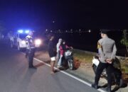 Antisipasi Balapan Liar dan Berandal Jalanan di Malam Minggu, Pamapta Bersama Piket Gabungan Fungsi Polres Bima Kabupaten Gelar Patroli KRYD