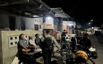UNIT PATMOR SAT SAMAPTA POLRES DOMPU INTENSIFKAN PATROLI MALAM DAN HIMBAUAN KAMTIBMAS