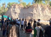Kapolsek Labuhan Haji Pimpin Pengamanan Aksi Protes Warga Terkait Dugaan Pencemaran Sungai Akibat Tambang Galian C