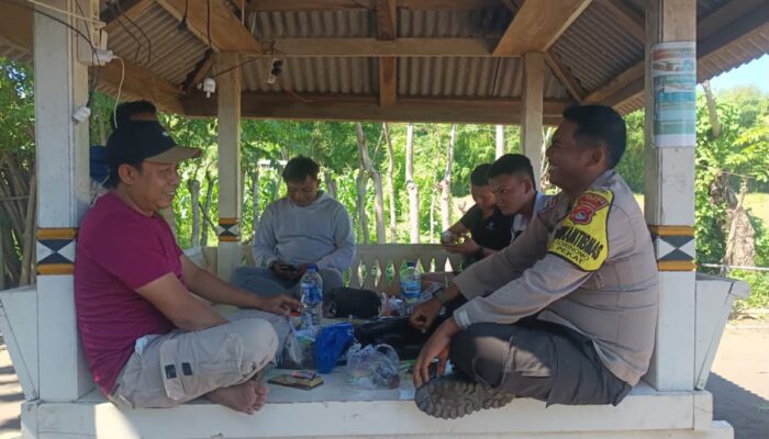 BHABINKAMTIBMAS DESA SORINOMO AJAK PETANI DUKUNG PROGRAM KETAHANAN PANGAN NASIONAL