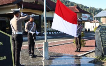 Polres Sumbawa Barat Melaksanakan Upacara Peringatan Hari Lahir Pancasila