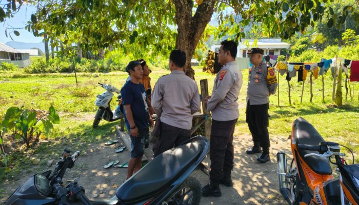 Patroli Dialogis di Kelurahan Bertong, Polsek Taliwang Ajak Warga Aktif Jaga Kamtibmas