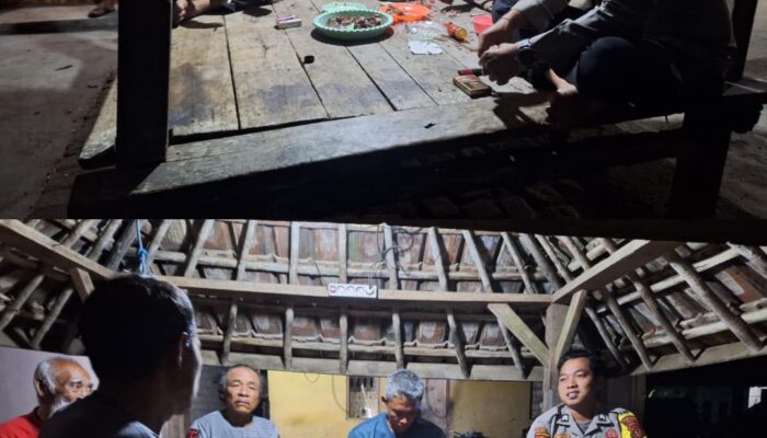SAT BINMAS POLRES DOMPU GENCARKAN PEMBINAAN SATKAMLING, DORONG AKTIVASI KEMBALI RONDA MALAM DI LINGKUNGAN MASYARAKAT