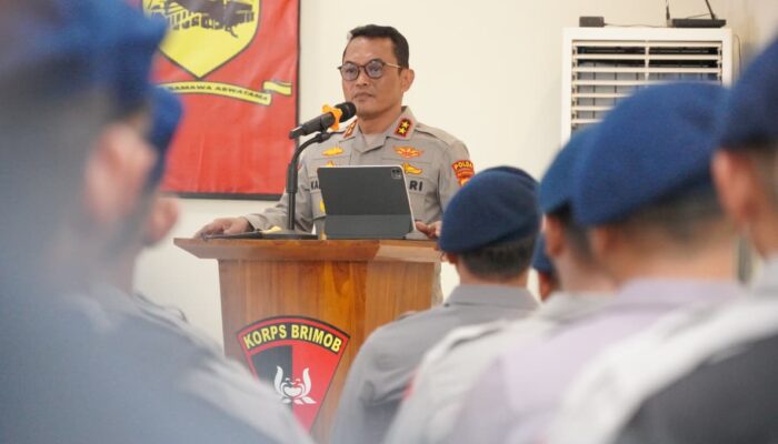 Kapolda NTB Sambangi Batalyon B Pelopor Sat Brimob di Sumbawa, Berikan Arahan Strategis untuk Perkuat Harkamtibmas