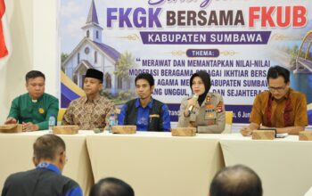 Perkuat Moderasi Beragama, Polres Sumbawa Hadiri Temu Bincang Sinergitas Tokoh Agama