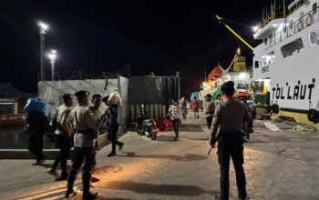 Patroli Blue Light Sat Samapta Polres Bima Kota Intensifkan Himbauan Kamtibmas di Malam Hari