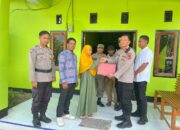 POLRES DOMPU SALURKAN BANTUAN SOSIAL KEPADA KELUARGA KORBAN PENGANIAYAAN, WUJUD KEPEDULIAN DAN EMPATI ANGGOTA POLRI