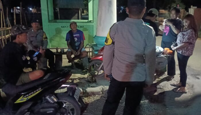 Patroli Dialogis Polsek Maluk Imbau Warga Waspada Penipuan dan Jaga Kamtibmas