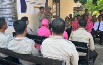 Kapolsek Bayan Pimpin Penandatanganan Pakta Integritas Pencegahan Penyalahgunaan Narkoba dan Pelanggaran Disiplin