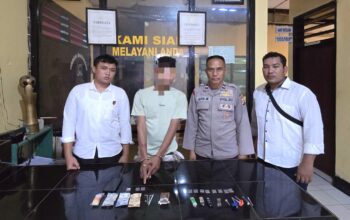 Sempat Kabur Hendak Diamankan, Terduga Pelaku Pengedar Narkoba Jenis Shabu Asal Desa Tumpu Diringkus Polsek Bolo
