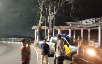 Polsek Batulayar Sisir Jalur Senggigi Jaga Kamtibmas Wisata