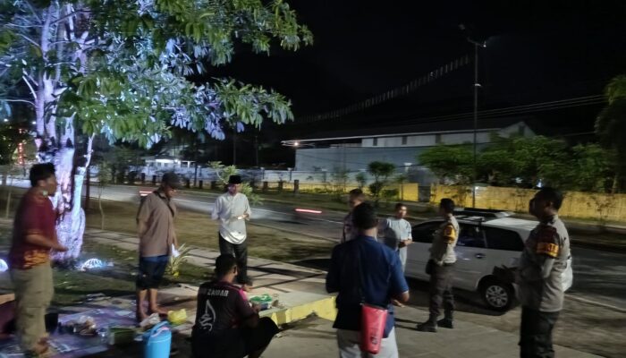 Polsek Rasanae Barat Gelar Patroli Strong Point, Antisipasi Gangguan dan Kerawanan Kamtibmas