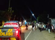 Antisipasi Kejahatan 3C, Polsek Langgudu Gelar Patroli Dialogis Malam Hari