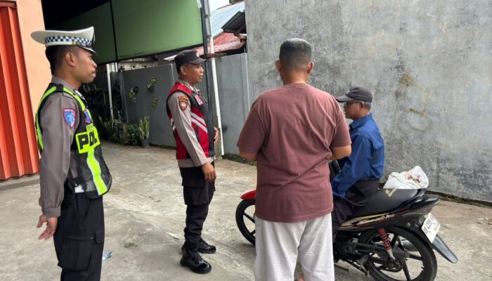 Polsek Montong Polres Tuban Turun Cek Tanaman jagung Warga di Desa Talun