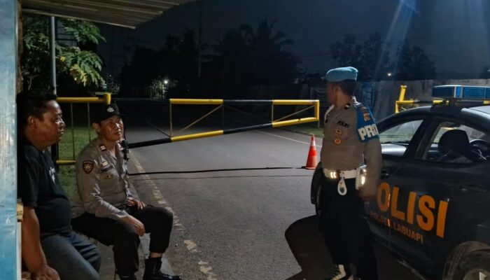 Polsek Labuapi Gencarkan Patroli Malam di Pemukiman Lombok Barat