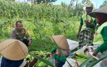 Polsek Labuapi Dorong Ketahanan Pangan di Bagik Polak Barat