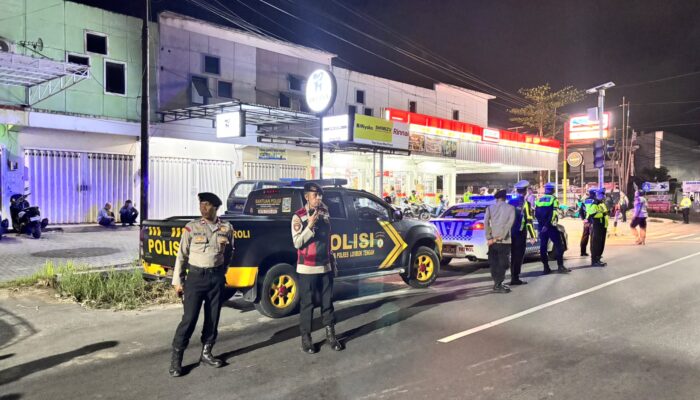 Patroli Presisi Polresta Lombok Tengah Jaga Kamtibmas pada Malam Hari