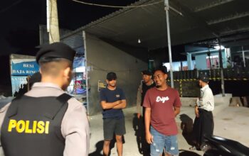 Tim Presisi Polres Lombok Barat Amankan Jalur Rawan Jembatan Kembar