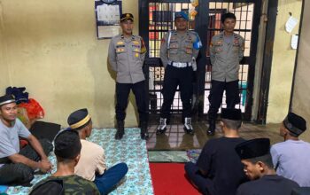 Piket Gabungan Polres Dompu Laksanakan Pengecekan Tahanan, Pastikan Kondisi Rutan Aman