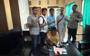 Gagal Edarkan Sabu Senilai Rp 23 Juta, Seorang Pria Diamankan Polsek Labuhan Badas di Dermaga Pantai Goa