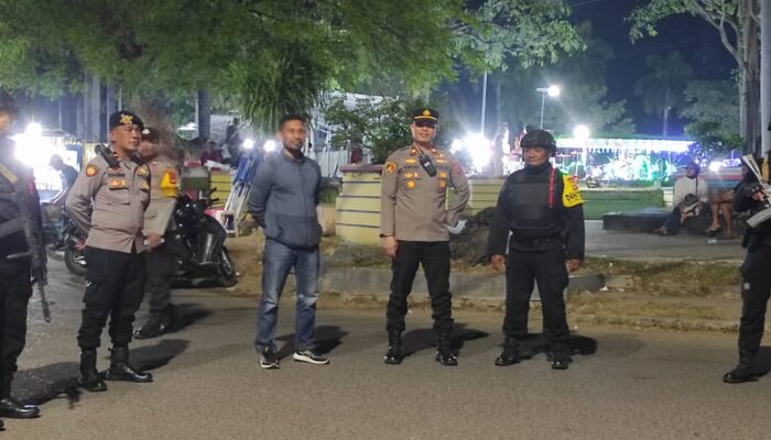 Polres Bima Kota Gelar Patroli Rayonisasi Strong Point, Antisipasi Gangguan Kamtibmas di Jalur Strategis