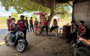 Patroli Dialogis Turjawali Sat Samapta Polres Bima Kota Berikan Himbauan Kamtibmas kepada Masyarakat